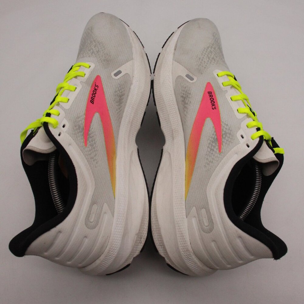 Brooks Launch 9 Men's Size 13 Running Walking Shoes White Pink Athletic Sneakers - Picture 6 of 8